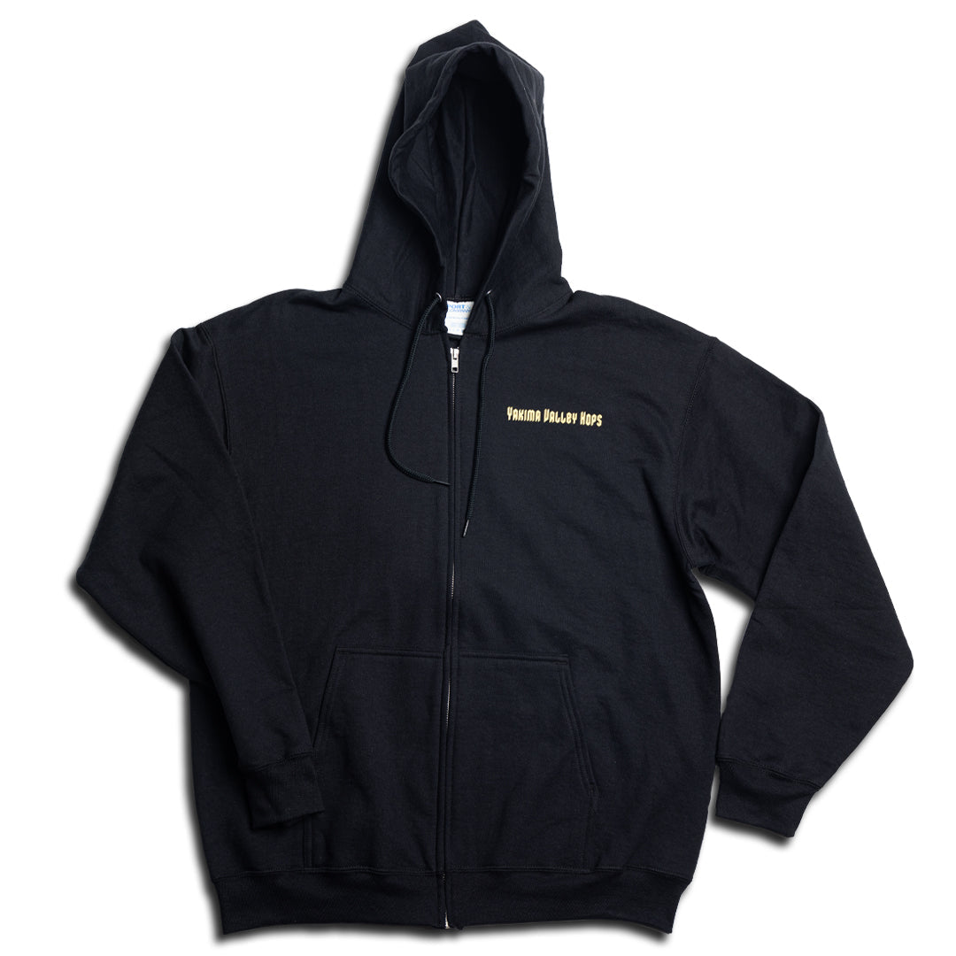 Hop Field Reaper Zip-Up Hoodie