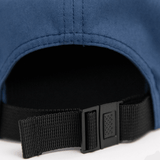 Slate Blue 5-Panel Hat Silicone Patch