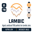 Aged Lambic Hop Profile: Spicy, Floral, Woody Aromatic