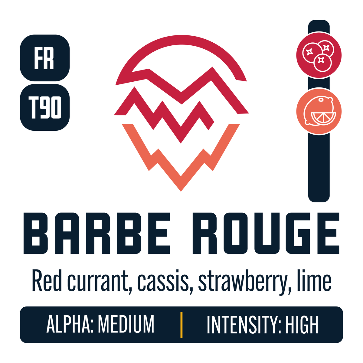 French Barbe Rouge Hop Profile: Berry & Currant, Citrus