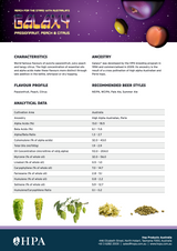 Galaxy Data Sheet