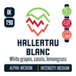 Hallertau Blanc Hop Profile: Green Fruit, Berry & Currant, Citrus
