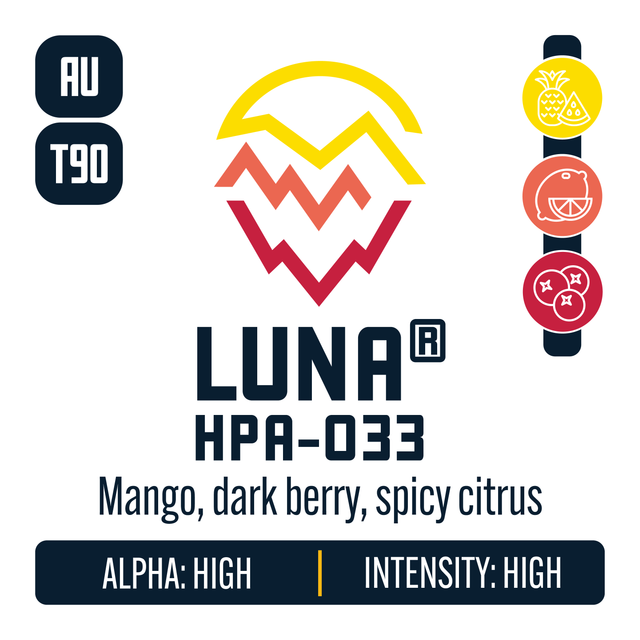 Luna Hop Profile: Sweet Fruit, Citrus, Berry & Currant