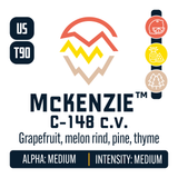 McKenzie C-148 Hop Profile: Citrus, Sweet Fruit, Woody Aromatic