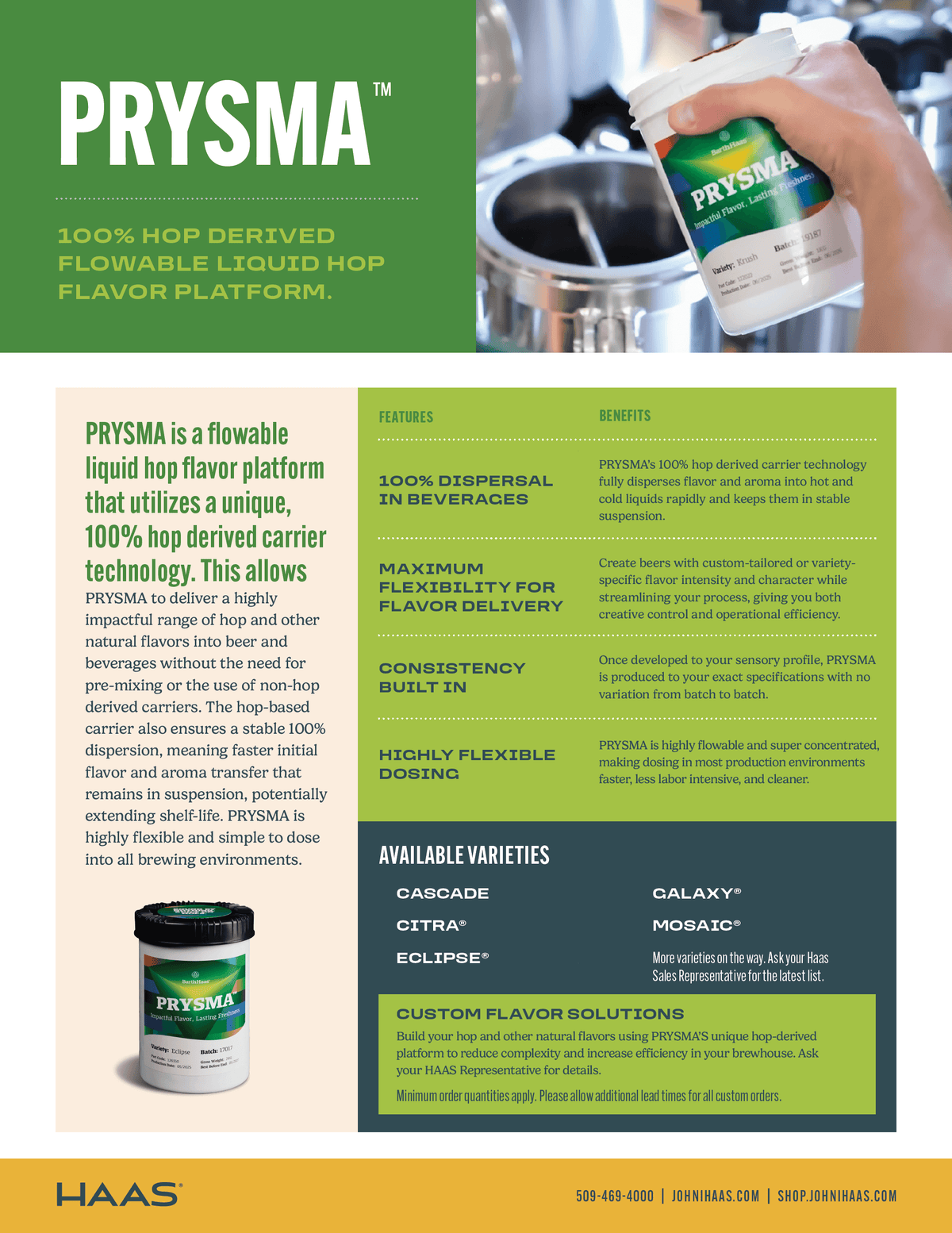 PRYSMA Hop extract overview PDF