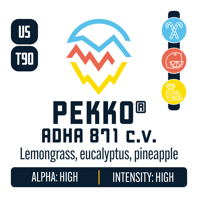 Pekko ADHA 871 Hop Profile: Menthol, Citrus, Sweet Fruit