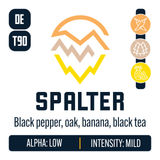 German Spalter Hop Profile: Spicy, Woody Aromatic, Sweet Fruit