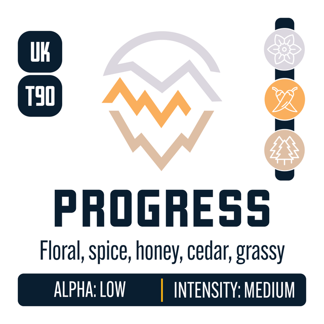 UK Progress Hop Profile: Floral, Spicy, Woody Aromatic