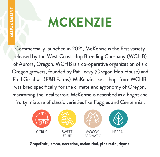 Mckenzie Hop Companion Sheet