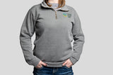 Cozy Embroidered Quarter-Zip